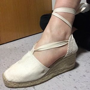 Viscata Canvas Espadrille Wedges